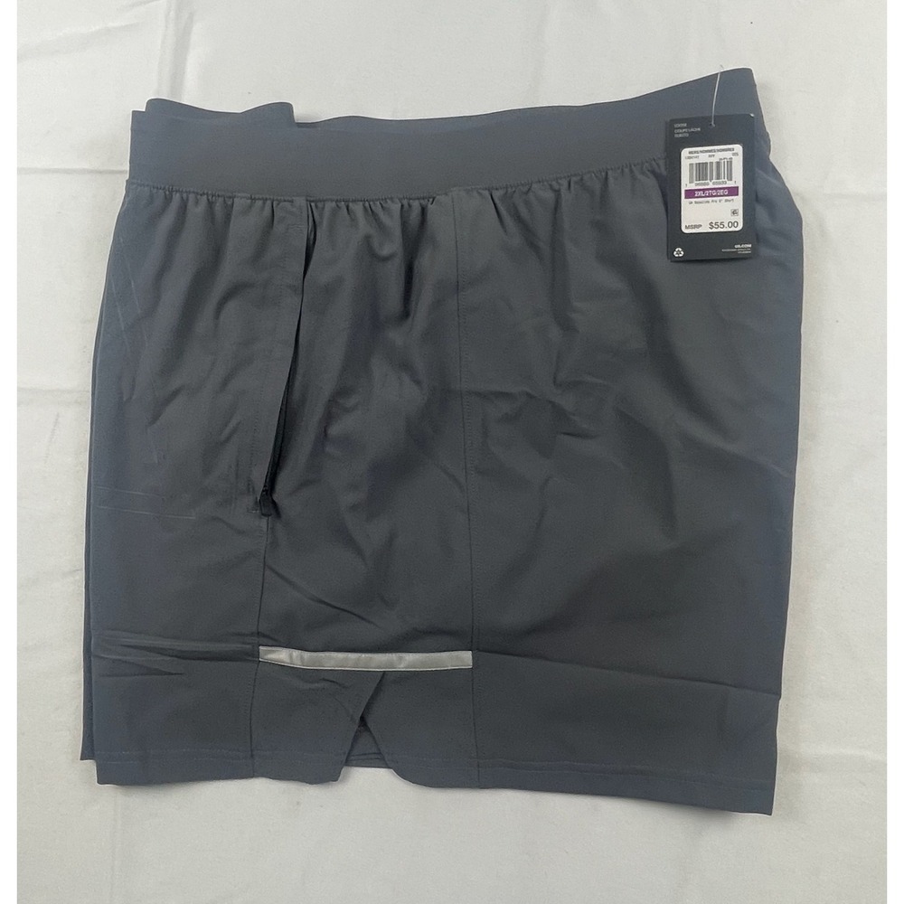 Under Armour Mens Baseline Pro 5" Basketball Shorts Gray 2XL 1361141-012 NEW